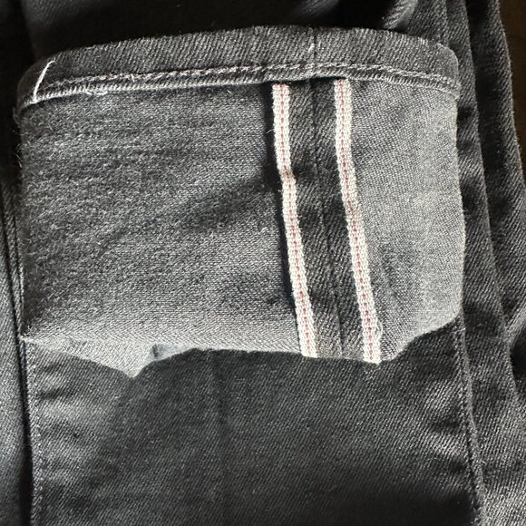 GAP 1969 Kaihara Japanese Selvedge Cotton Denim Skinny Raw 32x32 - Picture 13 of 13